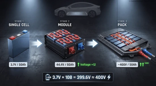 System akumulatorowy 400 V